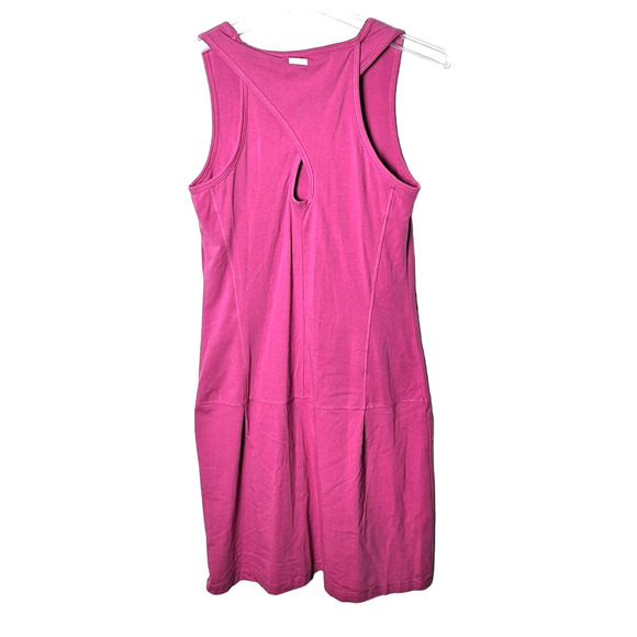 Columbia Women Small Pink Criss Cross Racer Back Built- in- Bra Gorpcore Dress - Picture 3 of 6
